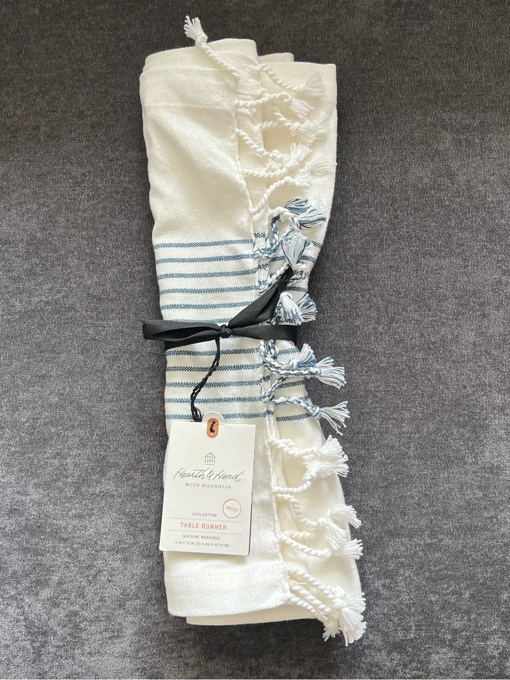 NWT Hearth & Hand with Magnolia Table Runner 14”x72”